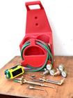 Hvac Portable Tote Oxygen Acetylene Welding Cutting Torch Kit W  Regulators Hose