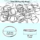100pcs Key Rings Bulk Split Key Rings Keychain Rings And Crafts 1 Inch  25mm 