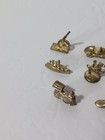 Lot Of 10 Monopoly Gold Game Pewter Pieces Replacement Parts