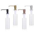Kitchen Sink Soap Dispenser Pump Stainless Steel Liquid Hand Soap Lotion Bottle