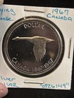 1967 Canada Silver Dollar    0726149    Canadian  1  Flying Goose