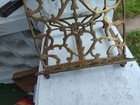 Vintage Solid Brass Ornate Adjustable Book Music Art Stand Easel Holder Cookbook