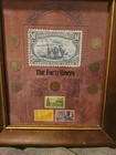 The Forty-niners Framed Gold Rush Display V Nickels Coins Stamps California