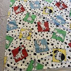 Vtg Disney 101 Dalmatians Twin Flat   Fitted Bed Sheets 2 Pillow Case 90s Bed