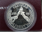 1988-s Olympic Proof Silver Dollar Us Mint Commemorative  1 Ogp Box Coa