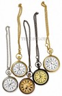 Vintage Pocket Watch Set 5pcs Antique Style Quartz Chain Necklace Steampunk Gift