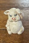 Set Of 4 Vintage Miniature Ceramic Pig Figurines