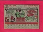 Early Wynn 1956 Topps Baseball  187 Cleveland Indians  original Vintage 