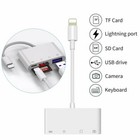 4in1 Usb To Card Reader Adapter Usb Camera Micro Sd Memory Slot For Iphone Ipad 