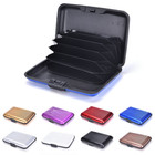 Aluminum Metal Wallet Business Id Credit Card Case Holder Anti Rfid Scanning Us