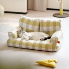 Mewoofun Canvas Pet Sofa Bed Cushion Cat Dog Couch Sofa With Non-slip Bottom