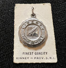 Vintage Liberty High School Silver Tone Pendant Charm Medallion By Kinney  75 