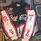 Coca-cola Racing Nascar Jacket - Black White Red - Soda Theme Advertising