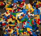 Bulk Lego Lot 4 Pound Box Of Bricks  Parts  Pieces  Tires Accessories Four Pound