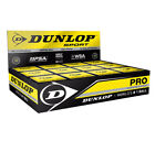Dunlop Squash Balls - Pro Double Yellow Dot   Competition Yellow   Intro Blue