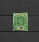 British Commonwealth Mauritius 1924 Kgv 10r Mint Never Hinged