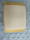 Vintage Tupperware Deviled Egg Keeper Carrier Tray Container Harvest Gold 723-1 