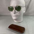 Antique American Optical Art Deco Glasses-rare Green Octagon Lenses-12kgf W case