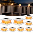 Solar Post Cap Lights  4x4 5x5-pack  -pack Solar Post Cap Lights With 8 White