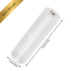 10 Pcs Aaa To Aa Battery Adapter Converter Holder Clear Plastic Case Bulk Pack