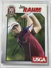 Jon Rahm Signed Rookie Card 2015 Us Amateur Olympia Fields Golf Rare Beckett Coa
