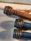 Beautiful Old Solid Wood Textile Spools Set Of 3 Possibly From The 1940s 