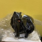 Pomeranian Figurine Hand Painted Collectible Statue Black 3   x3    New In Box