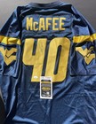 Pat Mcafee Signed Auto Jersey West Virginia Mountaineers Jsa Coa Forthebrand