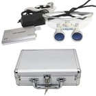 Dentist Magnifier Loupes Dental Glass Surgical Binocular Head Led Medical Light