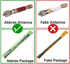 Abbree Ham Radio Antenna 42 5-inch Long Range Sma-female Dual Band 144 430mhz 