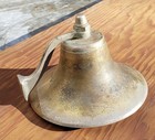 Vintage 6   Brass Maritime Ships Bell   Fog Bell   Wall Mounted Nautical  farm