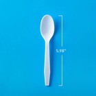 Member s Mark Heavyweight White Plastic Spoons  600 Count