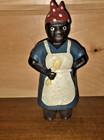 Hubley Style Cast Iron Doorstop   Coin Bank -antique 1920 s- 5 5 Inch Tall Heavy
