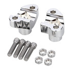 1-1 2  Tall Handlebar Risers Fit For Harley Sportster Dyna Super Glide Low Rider