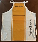 Retro Vcp Veuve Clicquot Apron Made In Portugal Organic Cotton W leather Detail