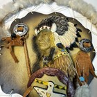 Dream Catcher Native American Warrior Inspired  Beads And Feathers 10    Resin