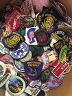 Lot 100 Vintage Sew Iron On Patches Random Mix Fashion Badges Diy