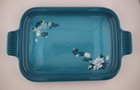 Le Creuset Platter Koi Decals - Lotus Col  - 12 In - Caribbean - New Seconds