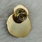 La Lar Oil   Gas Refinery Employee Christmas Santa Enamel Lapel Pin