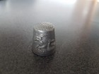 Vintage Sewing Thimble Geevor Tin Mines Cornwall Pewter Made In England