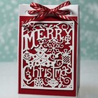 Merry Christmas Tree Metal Die Cuts christmas Bell Snowflake Gift Box Cutting   