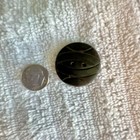 Vtg Antique Carved Wooden Button 2 Hole 1 Inch Very Detailed