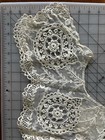 Antique Edwardian Handmade Needle Lace Collar Large Reticella Medallions As Is