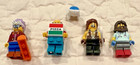   very Nice   Set Of 4 Miscellaneous Lego Minifigures---custom Built