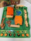 Run Yourself Ragged Obstacle Course Board Game Tomy  7070 No Hoop Vtg 1979