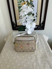 Nwt Coach  Mini Camera Bag In Signature Canvas With Dreamy Veggie Crossbody Bag