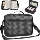 Bible Cover  Large Bible Case For Women protective Church Organizer Black