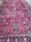 Year End Sale  Lovely Antique 1920s Mansion Size Authentic Sarouk Rug 10 2x17 3