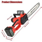 16  Cordless Chainsaw Brushless Electric Handheld Chain Saw W battery   Charger