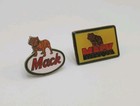 2 Mack Truck Bulldog Pins - 1  Pins Trucker Hat Lapel Pins Enamel Metal Pinback